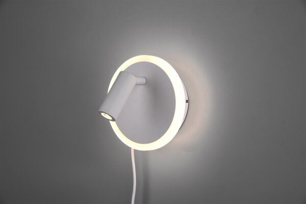 Trio 229210231 LED nástěnné svítidlo Jordan 1x5W+1x2W | 550lm-200lm | 3000K