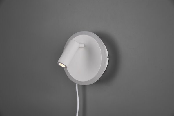 Trio 229210231 LED nástěnné svítidlo Jordan 1x5W+1x2W | 550lm-200lm | 3000K
