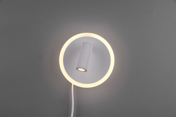 Trio 229210231 LED nástěnné svítidlo Jordan 1x5W+1x2W | 550lm-200lm | 3000K