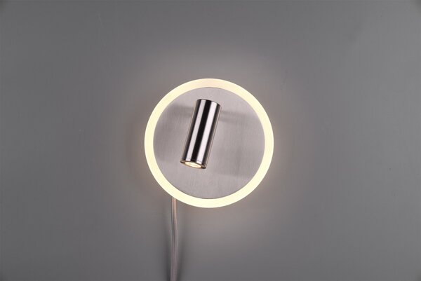 Trio 229210207 LED nástěnné svítidlo Jordan 1x5W+1x2W | 550lm-200lm | 3000K