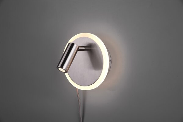 Trio 229210207 LED nástěnné svítidlo Jordan 1x5W+1x2W | 550lm-200lm | 3000K