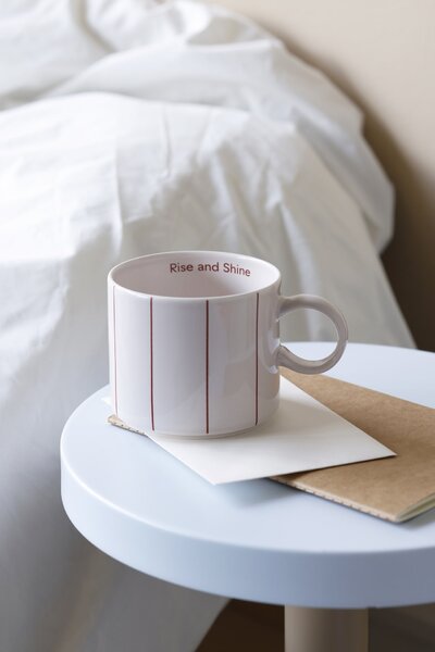 Porcelánový hrnek Jumbo Pyjamas Red 500 ml