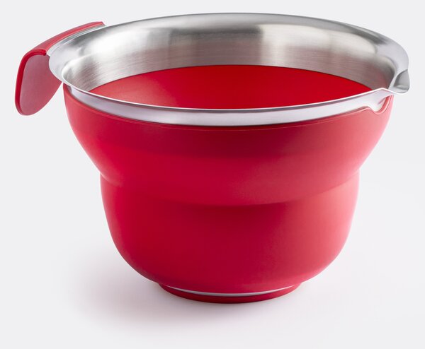 Skládací miska coox s rukojetí průměr 22,8 cm Barva: Modrá