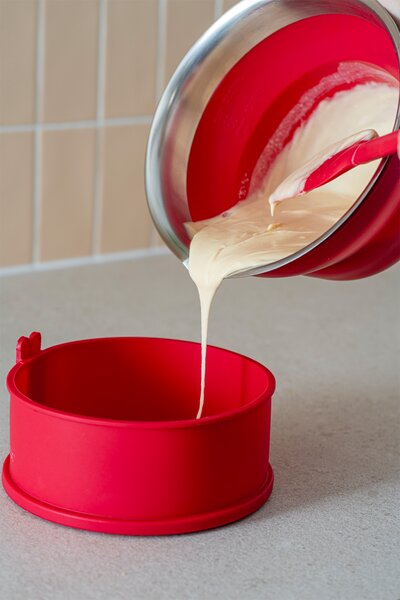 Skládací miska coox s rukojetí průměr 22,8 cm Barva: Modrá