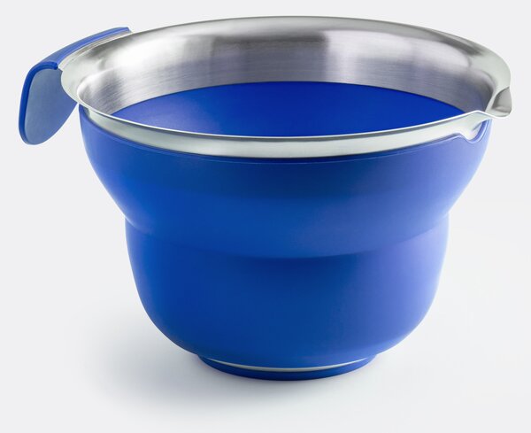Skládací miska coox s rukojetí průměr 22,8 cm Barva: Modrá
