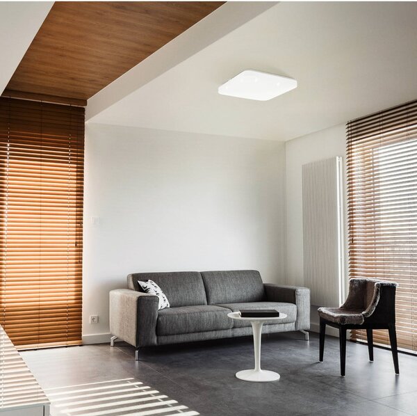 Bílé LED stropní svítidlo 33x33 cm FRANIA – EGLO