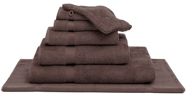 Vandyck Ručník Ranger Rose taupe 650g/m2 kakaově hnědá - 40x60 cm