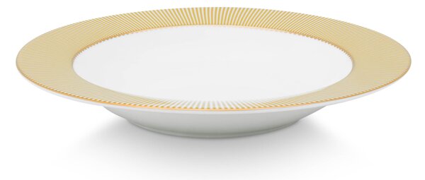 Pip Studio La Majorelle hluboký talíř Ø21,5cm, žlutý (porcelánový hluboký talíř)