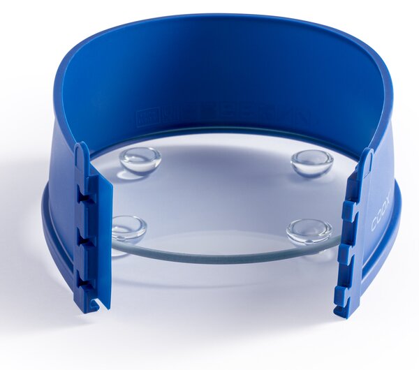 Forma coox SPRING průměr 18 cm se skleněnou základnou a nožičkami Barva: Červená