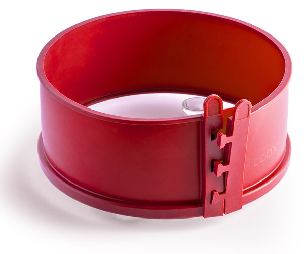 Forma coox SPRING průměr 18 cm se skleněnou základnou a nožičkami Barva: Červená