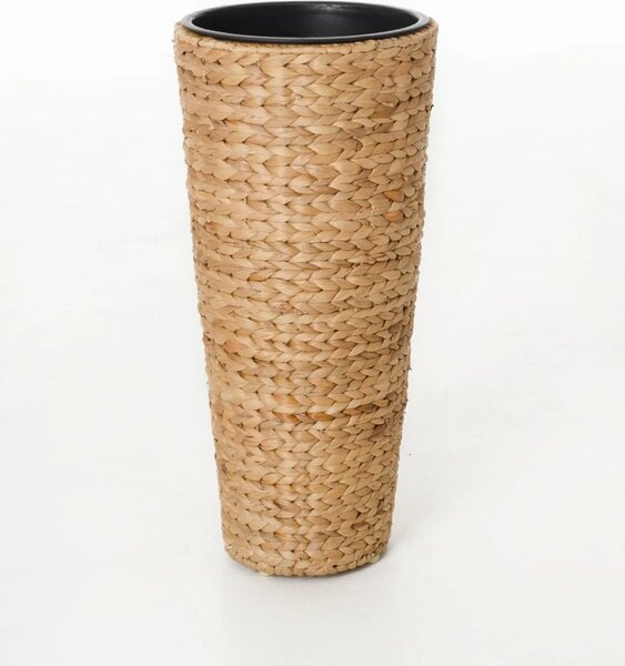 Květináč CLASSIC ROUND, vodní hyacint, výška 60 cm, natur