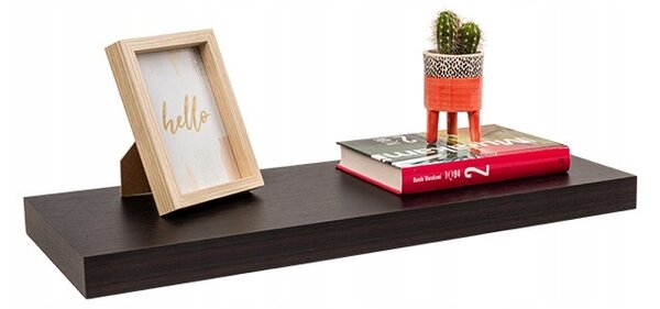 Police MDF deska Velano 60 x 23,5 cm wenge