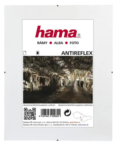 30x40 | Euroklip Hama clip-Fix, antireflexní sklo, 63130
