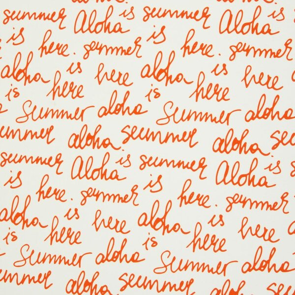 SWAFING Úplet Aloha nápis na bílé