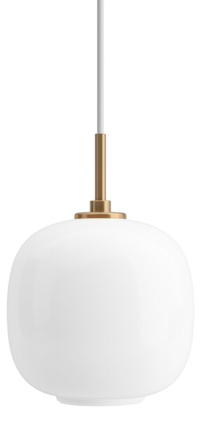 LOUIS POULSEN Závěsná lampa VL 45 Radiohus, 175, Brass / White Opal