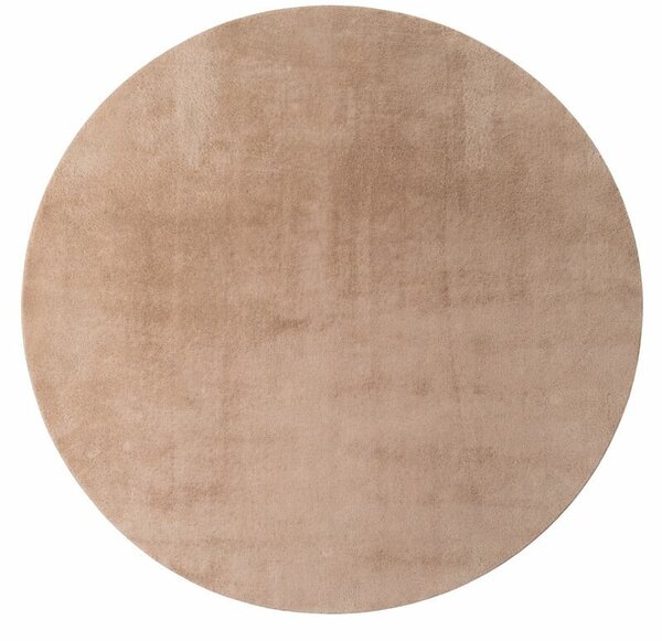 Ayyildiz, Kusový koberec Joy 1400 beige kruh, 80x80 (průměr) kruh, béžová, chodba / předsíň
