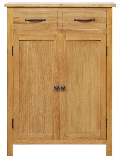 Botník 76 x 37 x 105 cm masivní dubové dřevo