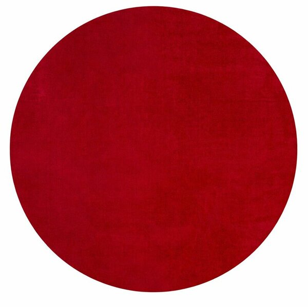 Ayyildiz, Kusový koberec Joy 1400 red kruh, 80x80 (průměr) kruh, červená, chodba / předsíň