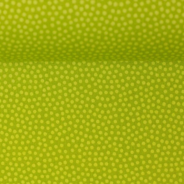 SWAFING Bavlněná látka Dotty puntík kiwi