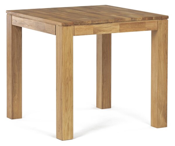 Vikio Jídelní stůl 80x80 cm masiv dub bílý povrchová úprava olejem AJS157D-80