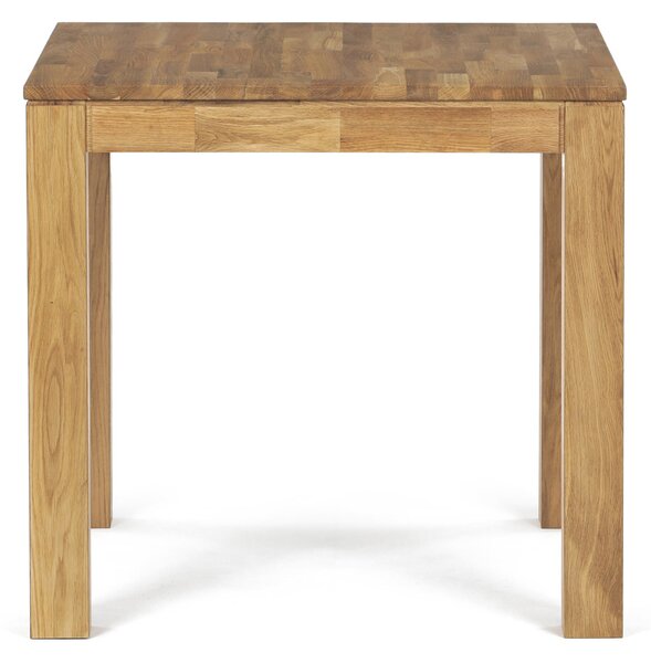 Vikio Jídelní stůl 80x80 cm masiv dub bílý povrchová úprava olejem AJS157D-80