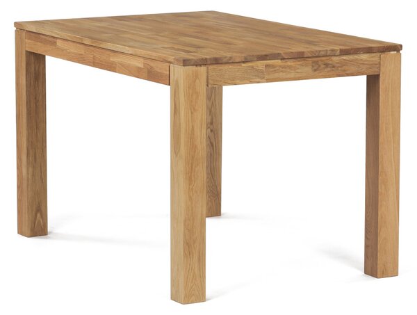 Vikio Jídelní stůl 120x80 cm masiv dub bílý povrchová úprava olejem AJS157D-120