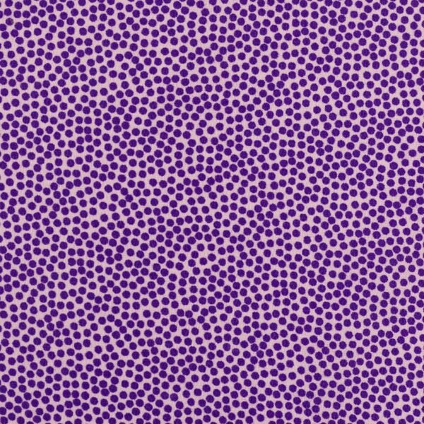 SWAFING Bavlněná látka Dotty puntík levandulová