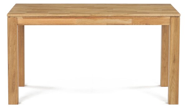 Vikio Jídelní stůl 140x80 cm masiv dub bílý povrchová úprava olejem AJS157D-140
