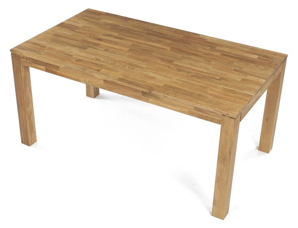 Vikio Jídelní stůl 160x90 cm masiv dub bílý povrchová úprava olejem AJS157D-160