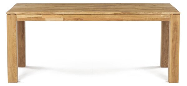 Vikio Jídelní stůl 180x90 cm masiv dub bílý povrchová úprava olejem AJS157D-180