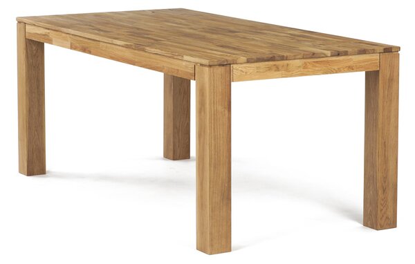 Vikio Jídelní stůl 180x90 cm masiv dub bílý povrchová úprava olejem AJS157D-180