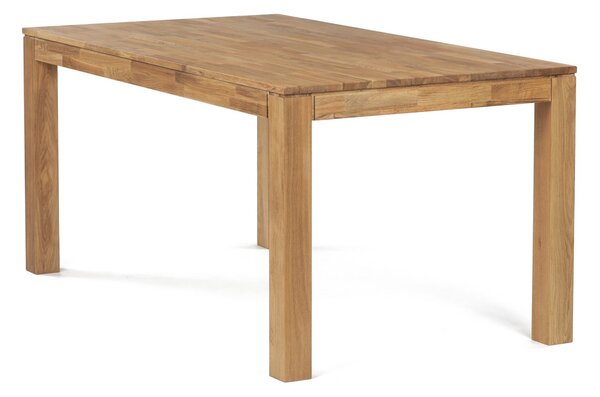 Vikio Jídelní stůl 160x90 cm masiv dub bílý povrchová úprava olejem AJS157D-160