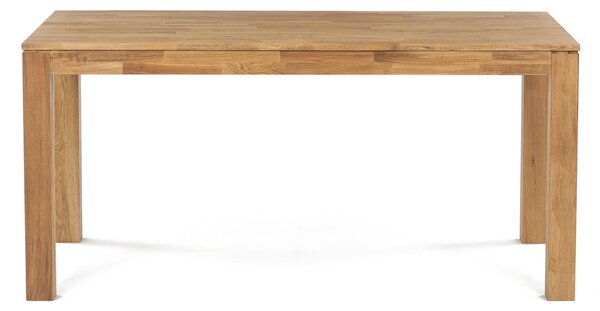Vikio Jídelní stůl 160x90 cm masiv dub bílý povrchová úprava olejem AJS157D-160
