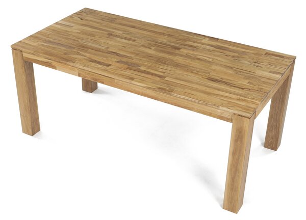 Vikio Jídelní stůl 180x90 cm masiv dub bílý povrchová úprava olejem AJS157D-180