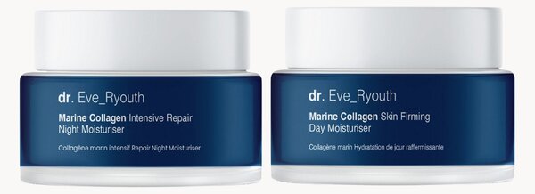 Sada denního a nočního zvlhčovače pleti Marine Collagen Skin Repairing, 2 díly