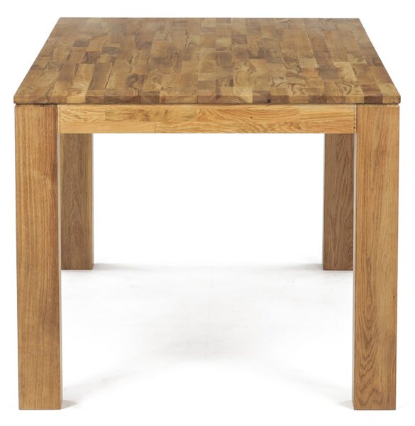Vikio Jídelní stůl 180x90 cm masiv dub bílý povrchová úprava olejem AJS157D-180