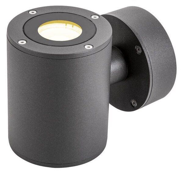 LA 1002018 SITRA Up/Down WL, LED venkovní nástěnné nástavbové svítidlo, antracit, IP44 3000K, 9W - BIG WHITE (SLV)