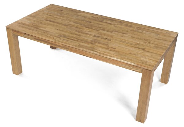 Vikio Jídelní stůl 200x100 cm masiv dub bílý povrchová úprava olejem AJS157D-200
