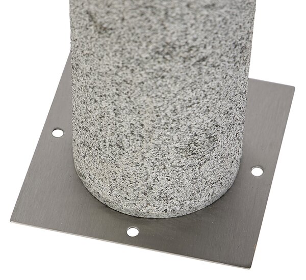 Moderní venkovní stojací lampa Granit 40 cm - Happy