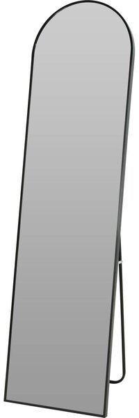 Volně stojící zrcadlo, 150 cm, černá