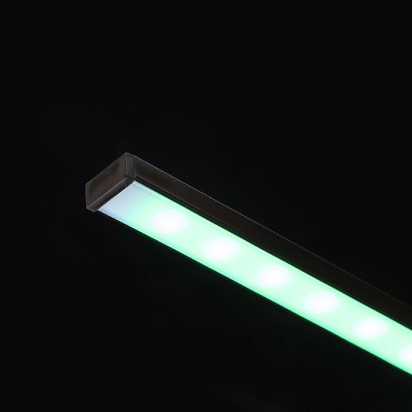 RED R14087 LED PROFILE G přisazený 1m černá matný akryl/hliník - RED - DESIGN RENDL