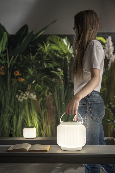 FANEUROPE FAN EUROPE Solární dobíjecí LED lampa Robin (bílá), 1,2 W, 3000 K, stmívatelná, IP54