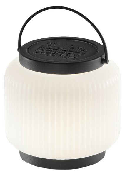 FANEUROPE FAN EUROPE Solární dobíjecí LED lampa Robin (černá), 1,2 W, 3000 K, stmívatelná, IP54