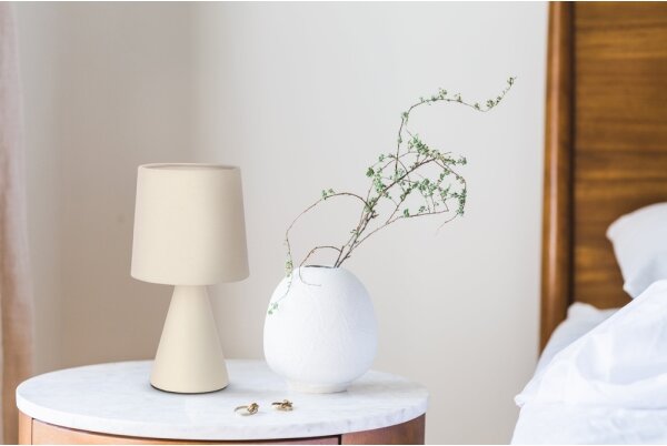 Stolní lampa SATTI 1xE14/40W/230V krémová