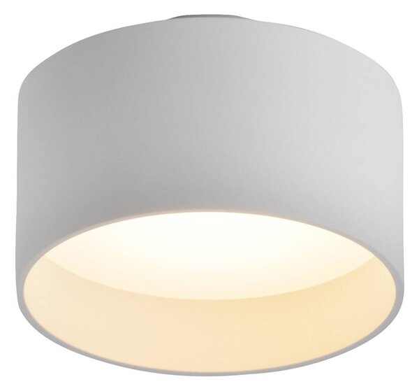 Näve LED stropní bodové osvětlení Trimes, Ø 14 cm, bílé, stmívatelné, stmívatelný, Bílá / opál, Obývací pokoj / jídelna, Plast