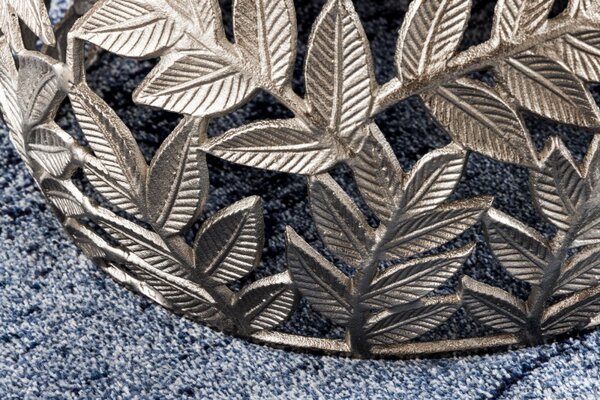 2SET konferenční stolek ABSTRACT LEAF stříbrný mramor Nábytek | Obývací pokoj | Konferenční stolky | Kulaté