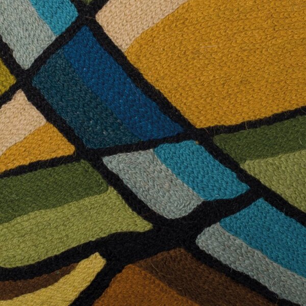 Povlak ART WOOL stripes multi 45 x 45 cm