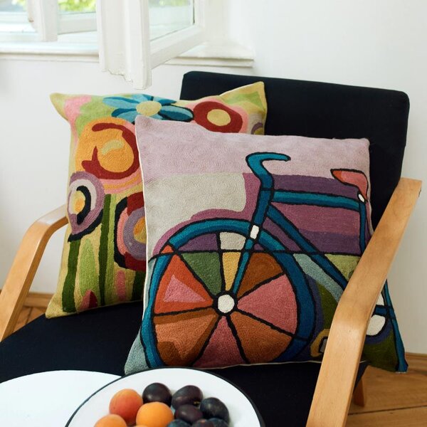Povlak ART WOOL velo multi 45 x 45 cm