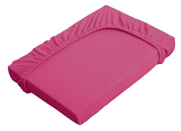 Napínací prostěradlo JERSEY ELASTIC LYCRA fuchsiová výška matrace do 30 cm 90 x 200 cm