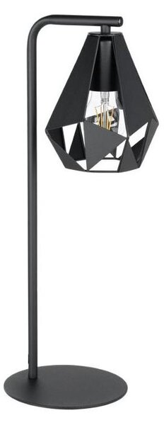 Eglo 43703 - Stolní lampa CARLTON 1xE27/60W/230V černá